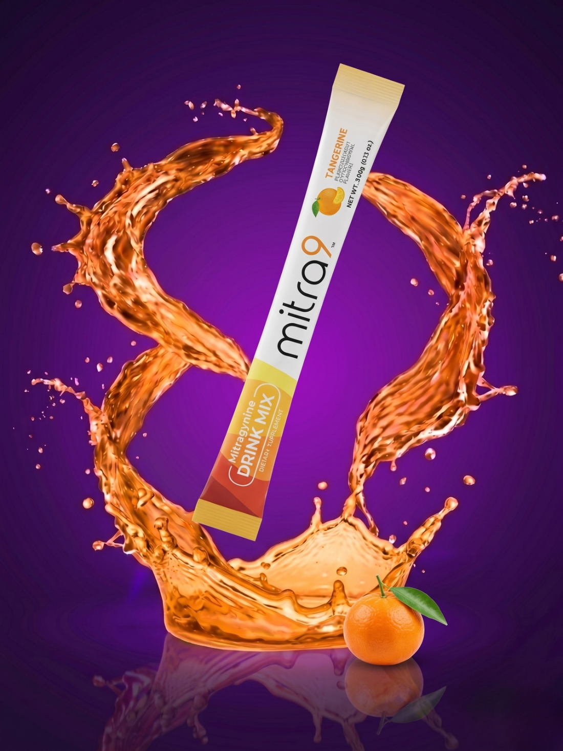 Tangerine Kratom Drink Mix