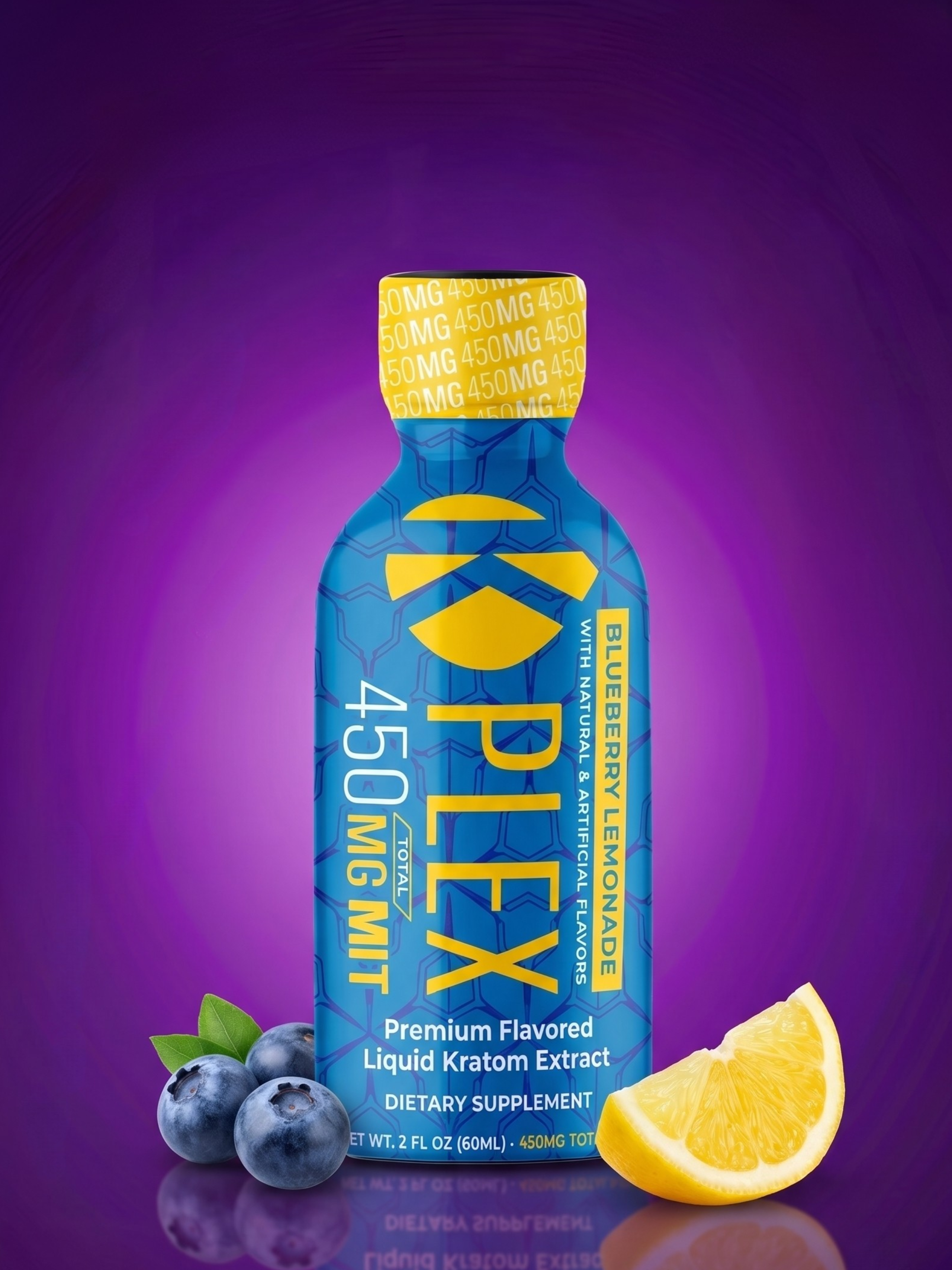 K-Plex Liquid Kratom Extract Shots 450MG