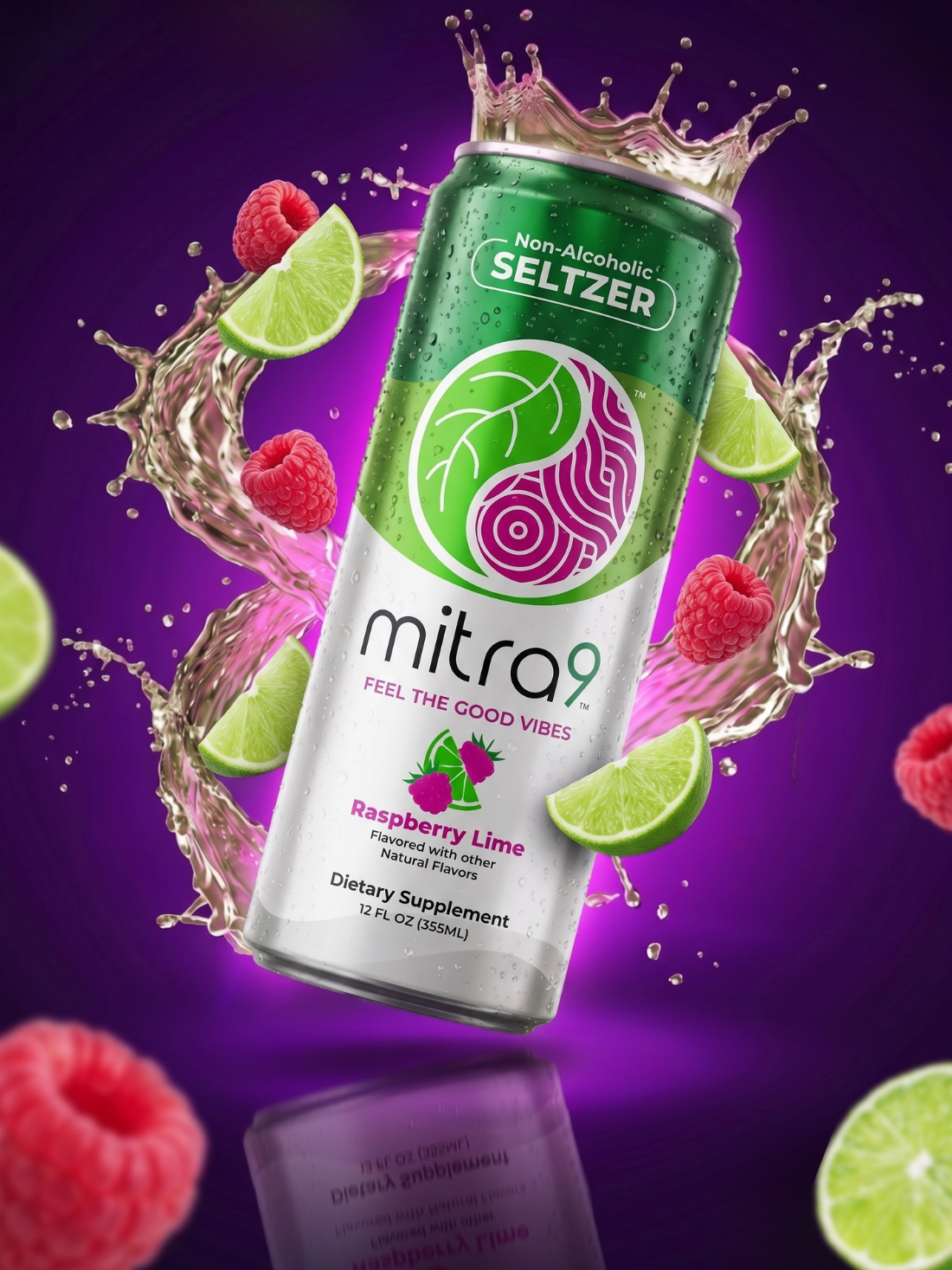 Rasberry Lime Kratom Seltzer