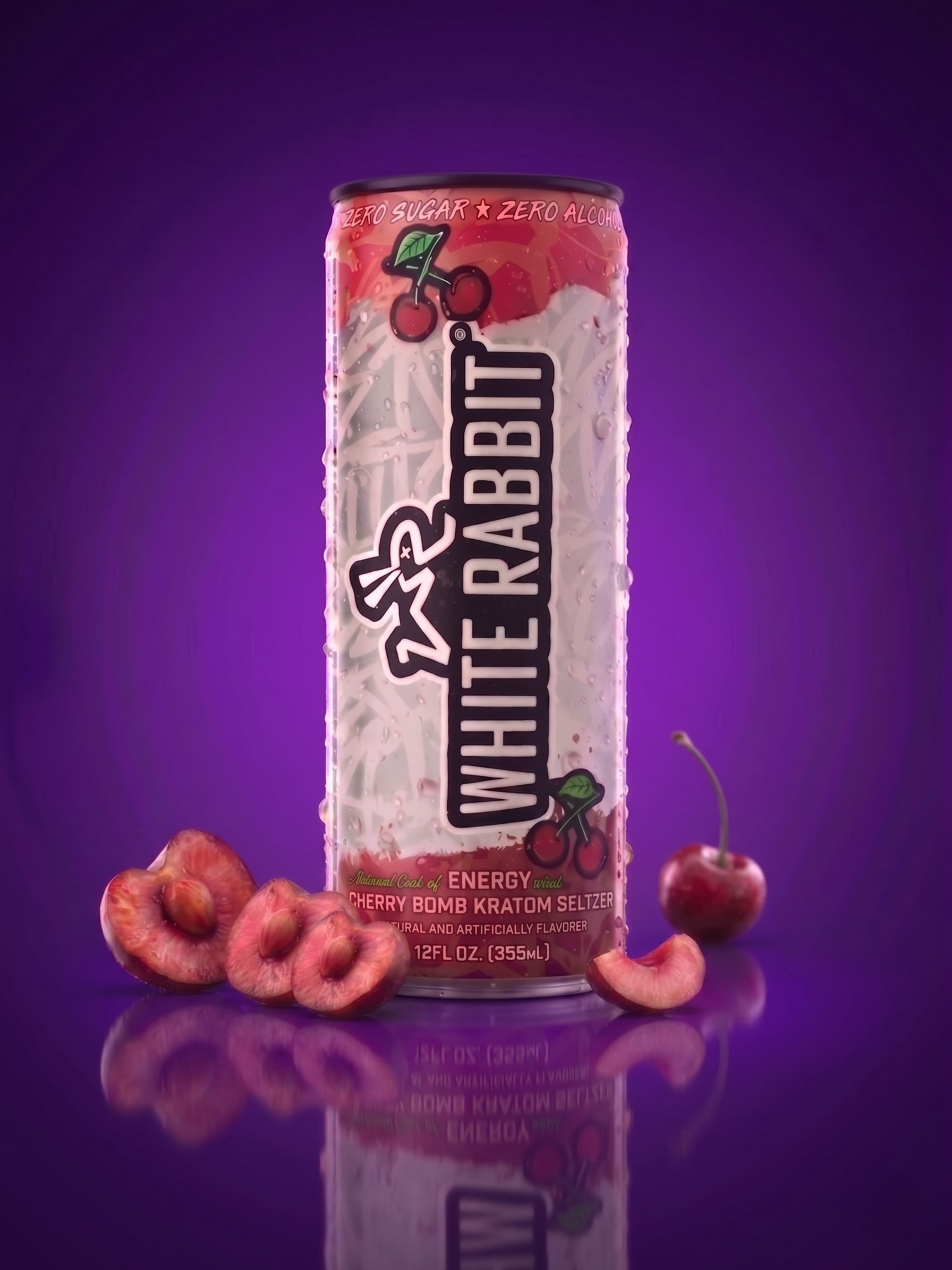 Cherry Bomb Kratom Seltzer